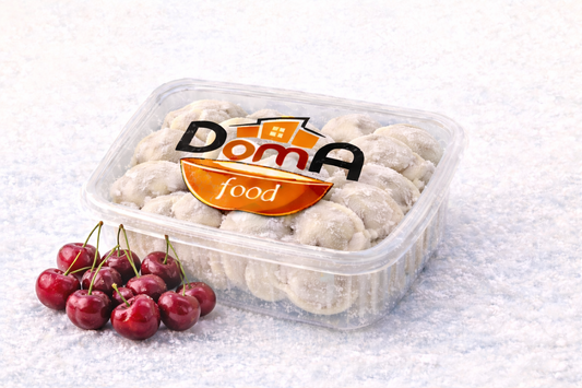 Вареники с вишней. ורניקס במילוי דובדבנים